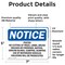 Signmission Posted No Cutting Of Trees Limbs Brush, 7 in W x Rectangle, Vinyl Decal OS-2PACK-NS-D-57-L-17718 - alternate 6